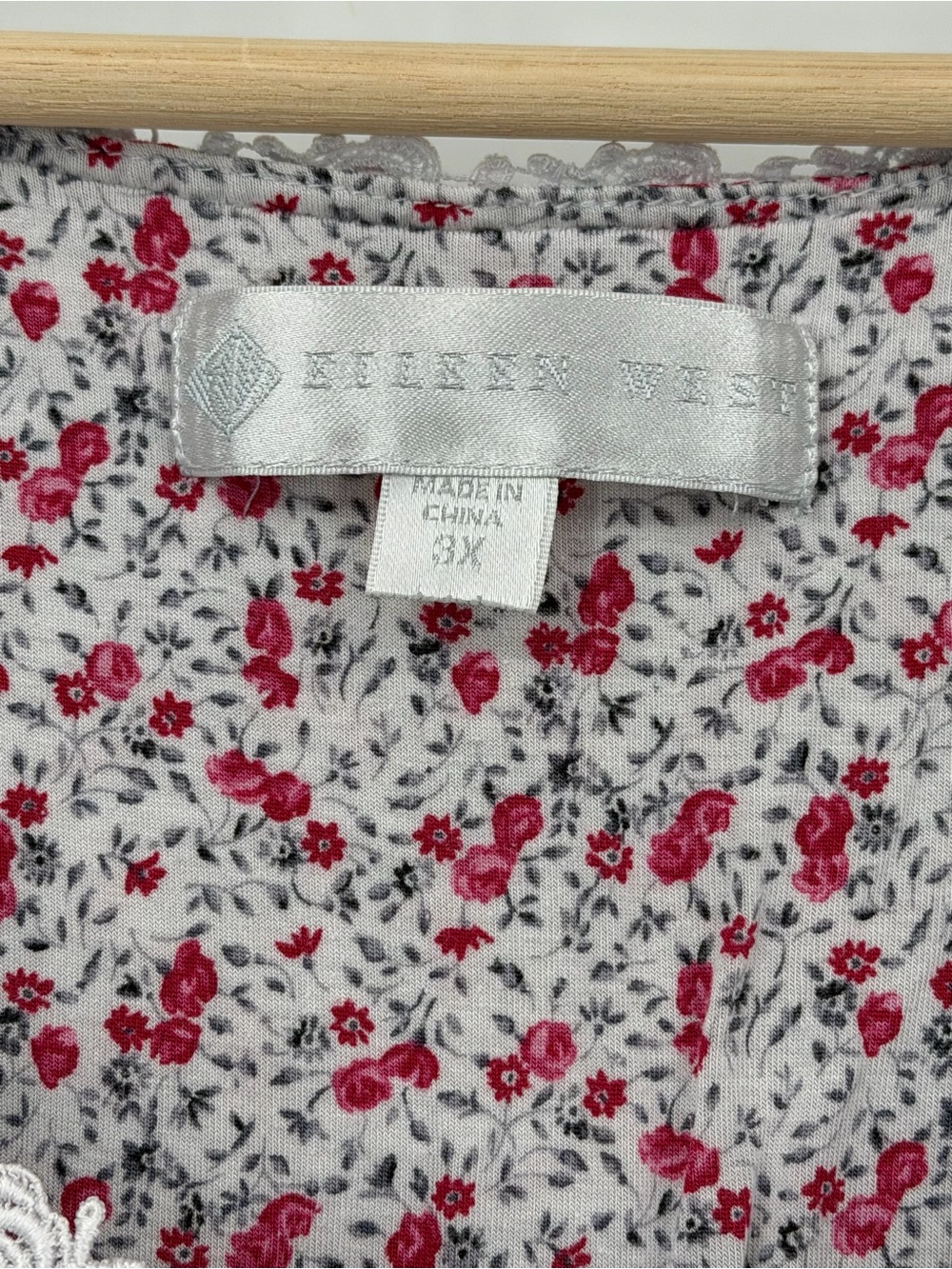 Eileen West Women’s Floral Nightgown cottagecore Pink Floral Sleep Dress plus 3X - Picture 5 of 8